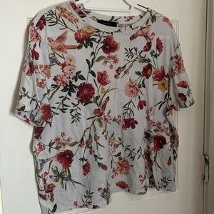 floral dress t-shirt